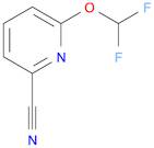 2-Pyridinecarbonitrile, 6-(difluoromethoxy)-
