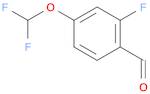 Benzaldehyde, 4-(difluoromethoxy)-2-fluoro-