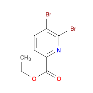 2-Pyridinecarboxylic acid, 5,6-dibromo-, ethyl ester