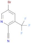 2-Pyridinecarbonitrile, 5-bromo-3-(trifluoromethyl)-
