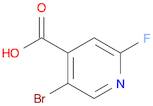 4-Pyridinecarboxylic acid, 5-bromo-2-fluoro-