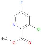 2-Pyridinecarboxylic acid, 3-chloro-5-fluoro-, methyl ester