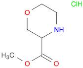 3-Morpholinecarboxylic acid, methyl ester, hydrochloride (1:1)
