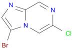 Imidazo[1,2-a]pyrazine, 3-bromo-6-chloro-
