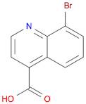 4-Quinolinecarboxylic acid, 8-bromo-