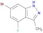 1H-Indazole, 6-bromo-4-fluoro-3-methyl-