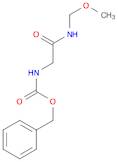 Carbamic acid, N-[2-(methoxymethylamino)-2-oxoethyl]-, phenylmethyl ester