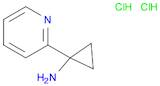 Cyclopropanamine, 1-(2-pyridinyl)-, hydrochloride (1:2)