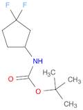 Carbamic acid, N-(3,3-difluorocyclopentyl)-, 1,1-dimethylethyl ester
