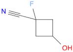 Cyclobutanecarbonitrile, 1-fluoro-3-hydroxy-