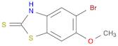 2(3H)-Benzothiazolethione, 5-bromo-6-methoxy-