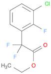 Benzeneacetic acid, 3-chloro-α,α,2-trifluoro-, ethyl ester