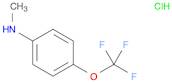 Benzenamine, N-methyl-4-(trifluoromethoxy)-, hydrochloride (1:1)