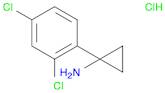 Cyclopropanamine, 1-(2,4-dichlorophenyl)-, hydrochloride (1:1)