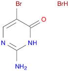 4(3H)-Pyrimidinone, 2-amino-5-bromo-, hydrobromide (1:1)