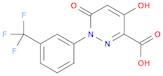 3-Pyridazinecarboxylic acid, 1,6-dihydro-4-hydroxy-6-oxo-1-[3-(trifluoromethyl)phenyl]-