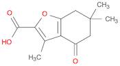 2-Benzofurancarboxylic acid, 4,5,6,7-tetrahydro-3,6,6-trimethyl-4-oxo-