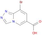 1,2,4-Triazolo[4,3-a]pyridine-6-carboxylic acid, 8-bromo-