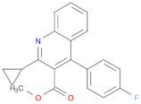 3-Quinolinecarboxylic acid, 2-cyclopropyl-4-(4-fluorophenyl)-, methyl ester