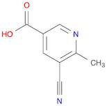 3-Pyridinecarboxylic acid, 5-cyano-6-methyl-