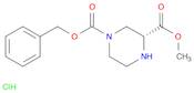 1,3-Piperazinedicarboxylic acid, 3-methyl 1-(phenylmethyl) ester, hydrochloride (1:1), (3R)-