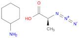 Propanoic acid, 2-azido-, compd. with cyclohexanamine (1:1), (2S)-