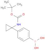 Carbamic acid, N-[1-(4-boronophenyl)cyclopropyl]-, C-(1,1-dimethylethyl) ester