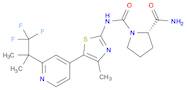 1,2-Pyrrolidinedicarboxamide, N1-[4-methyl-5-[2-(2,2,2-trifluoro-1,1-dimethylethyl)-4-pyridinyl]-2-thiazolyl]-, (2S)-