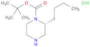 1-Piperazinecarboxylic acid, 2-butyl-, 1,1-dimethylethyl ester, hydrochloride (1:1), (2R)-