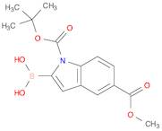 1H-Indole-1,5-dicarboxylic acid, 2-borono-, 1-(1,1-dimethylethyl) 5-methyl ester