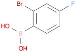 Boronic acid, B-(2-bromo-4-fluorophenyl)-