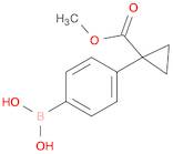 Cyclopropanecarboxylic acid, 1-(4-boronophenyl)-, 1-methyl ester