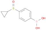 Boronic acid, B-[4-(cyclopropylsulfinyl)phenyl]-