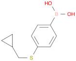 Boronic acid, B-[4-[(cyclopropylmethyl)thio]phenyl]-