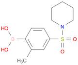 Boronic acid, B-[2-methyl-4-(1-piperidinylsulfonyl)phenyl]-