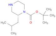 1-Piperazinecarboxylic acid, 2-(2-methylpropyl)-, 1,1-dimethylethyl ester, (2R)-