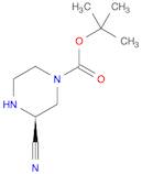 1-Piperazinecarboxylic acid, 3-cyano-, 1,1-dimethylethyl ester, (3S)-