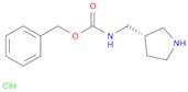 Carbamic acid, N-[(3S)-3-pyrrolidinylmethyl]-, phenylmethyl ester, hydrochloride (1:1)