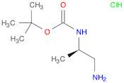 Carbamic acid, N-[(1R)-2-amino-1-methylethyl]-, 1,1-dimethylethyl ester, hydrochloride (1:1)