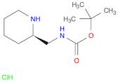 Carbamic acid, N-[(2R)-2-piperidinylmethyl]-, 1,1-dimethylethyl ester, hydrochloride (1:1)