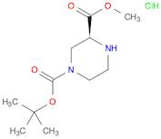 1,3-Piperazinedicarboxylic acid, 1-(1,1-dimethylethyl) 3-methyl ester, hydrochloride (1:1), (3S)-