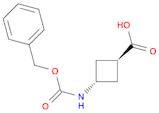 Cyclobutanecarboxylic acid, 3-[[(phenylmethoxy)carbonyl]amino]-, trans-