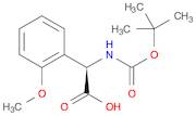 Benzeneacetic acid, α-[[(1,1-dimethylethoxy)carbonyl]amino]-2-methoxy-, (αR)-