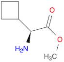Cyclobutaneacetic acid, α-amino-, methyl ester, (αS)-