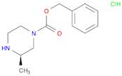 1-Piperazinecarboxylic acid, 3-methyl-, phenylmethyl ester, hydrochloride (1:1), (3R)-