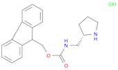 Carbamic acid, N-[(2S)-2-pyrrolidinylmethyl]-, 9H-fluoren-9-ylmethyl ester, hydrochloride (1:1)