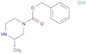 1-Piperazinecarboxylic acid, 3-methyl-, phenylmethyl ester, hydrochloride (1:1), (3S)-