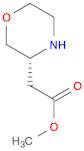 3-Morpholineacetic acid, methyl ester, (3R)-