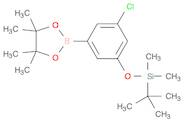 1,3,2-Dioxaborolane, 2-[3-chloro-5-[[(1,1-dimethylethyl)dimethylsilyl]oxy]phenyl]-4,4,5,5-tetramet…