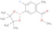 Benzoic acid, 4-fluoro-2-methyl-5-(4,4,5,5-tetramethyl-1,3,2-dioxaborolan-2-yl)-, methyl ester